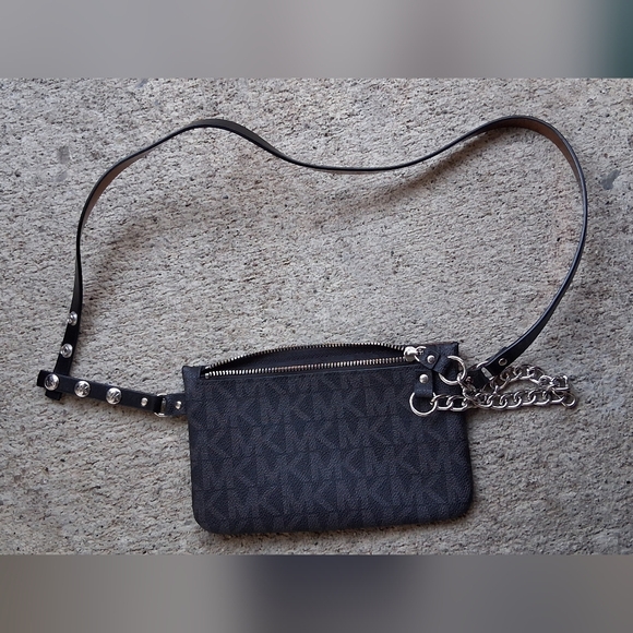 Michael Kors Handbags - Michael Kors Dark Gray Crossbody Bag